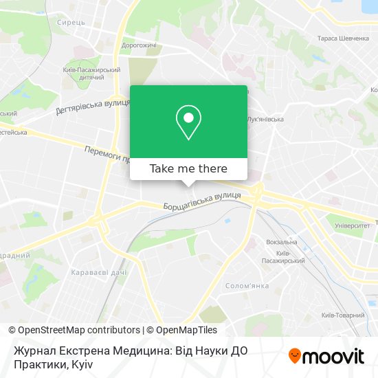 Журнал Екстрена Медицина: Від Науки ДО Практики map