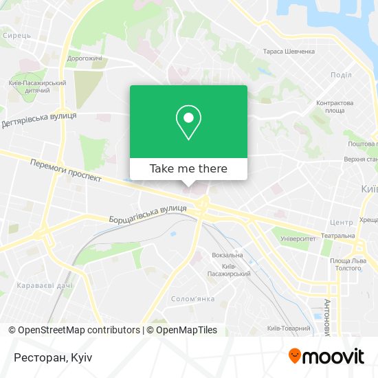 Ресторан map