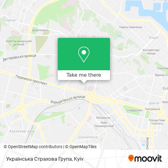 Українська Страхова Група map