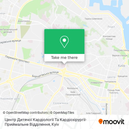 Центр Дитячої Кардіології Та Кардіохірургії-Приймальне Відділення map