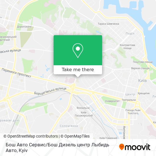 Бош Авто Сервис / Бош Дизель центр Лыбидь Авто map