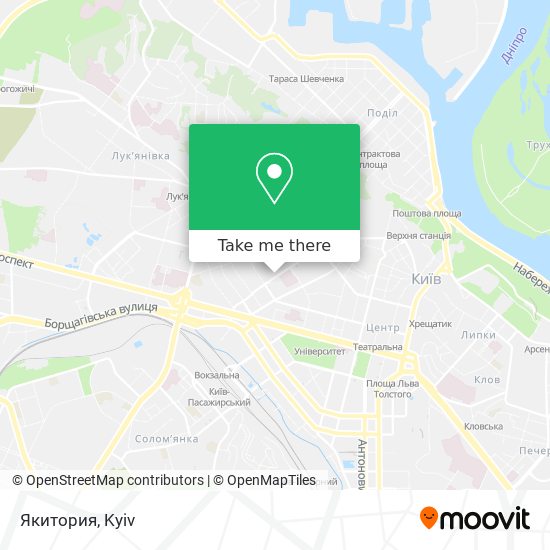 Карта Якитория