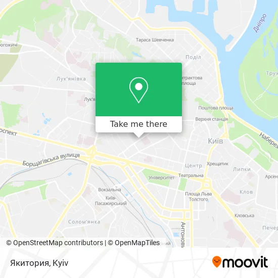 Якитория map