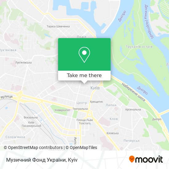 Музичний Фонд України map