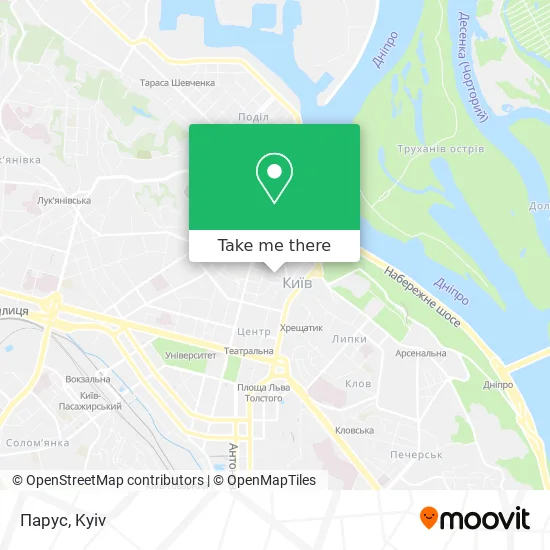 Карта Парус