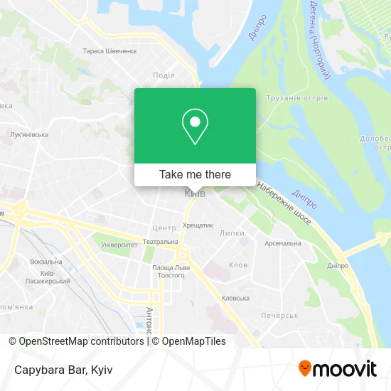 Карта Capybara Bar