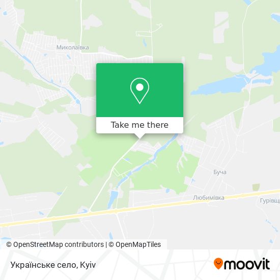 Українське село map