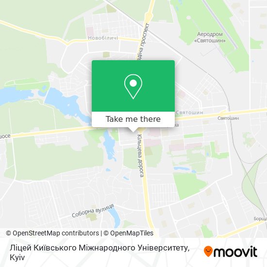 Ліцей Київського Міжнародного Університету map