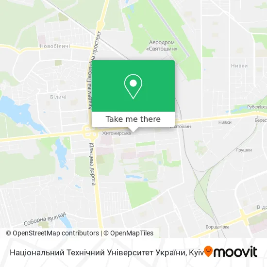 Національний Технічний Університет України map