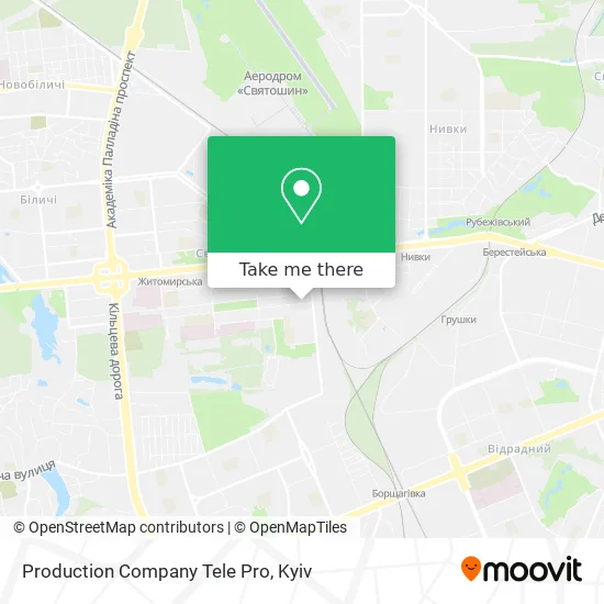 Карта Production Company Tele Pro