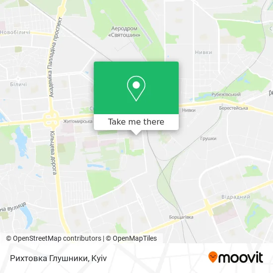 Карта Рихтовка Глушники