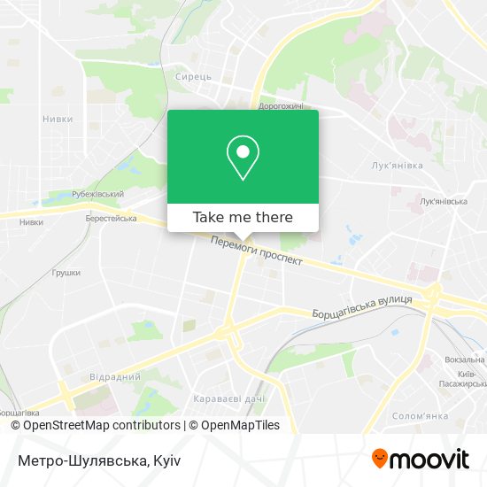 Метро-Шулявська map