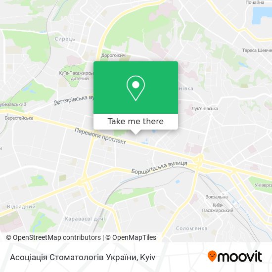 Асоціація Стоматологів України map