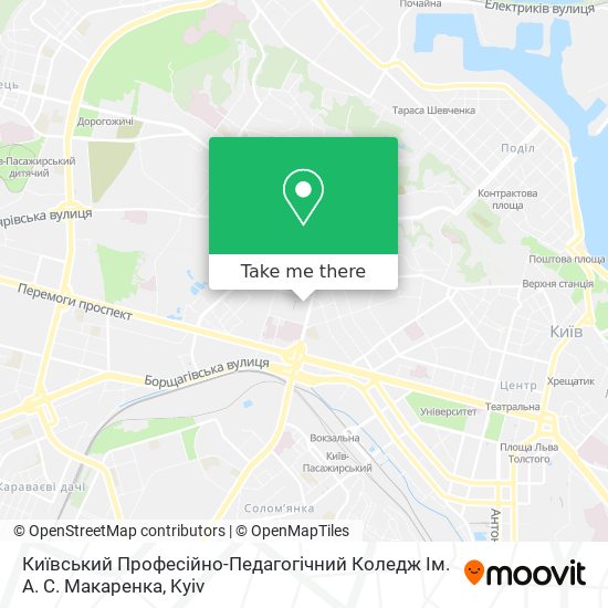 Київський Професійно-Педагогічний Коледж Ім. А. С. Макаренка map