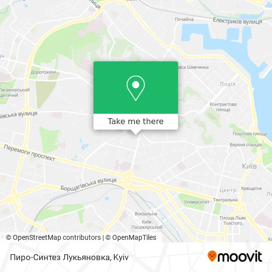 Карта Пиро-Синтез Лукьяновка