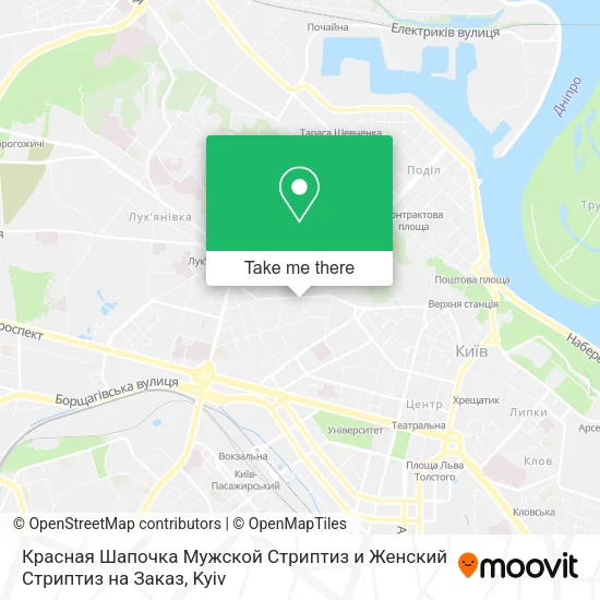 Карта Красная Шапочка Мужской Стриптиз и Женский Стриптиз на Заказ
