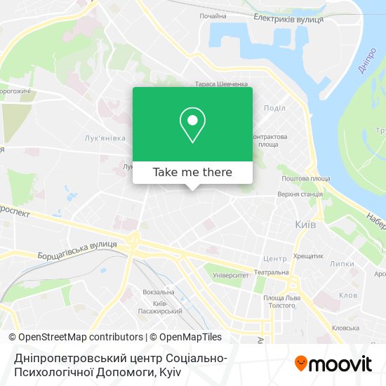 Дніпропетровський центр Соціально-Психологічної Допомоги map