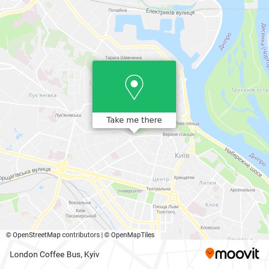 Карта London Coffee Bus