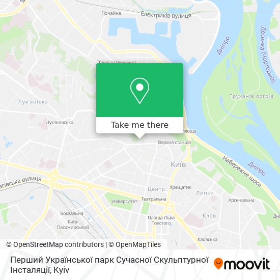 Перший Української парк Сучасної Скульптурної Інсталяції map