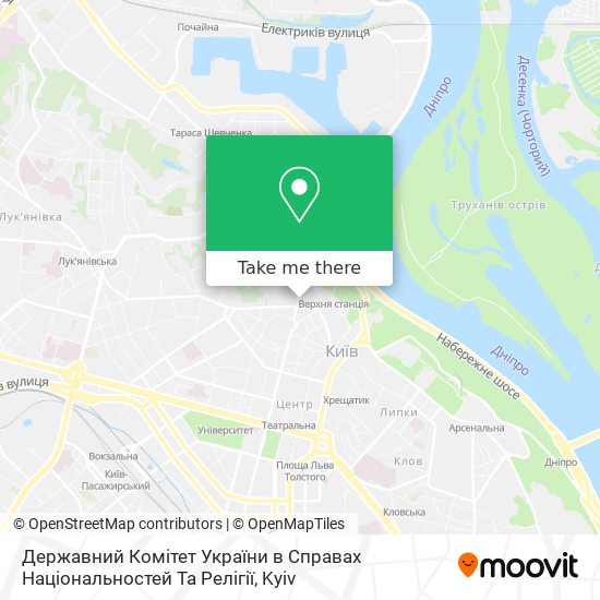 Карта Державний Комітет України в Справах Національностей Та Релігії