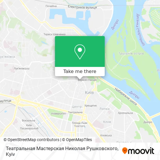 Карта Театральная Мастерская Николая Рушковского