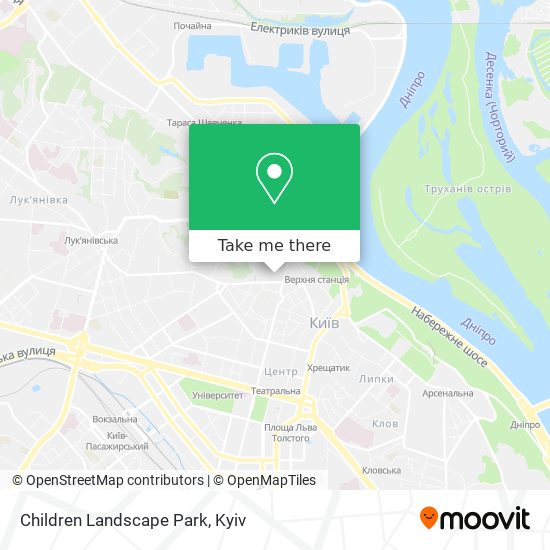 Карта Children Landscape Park