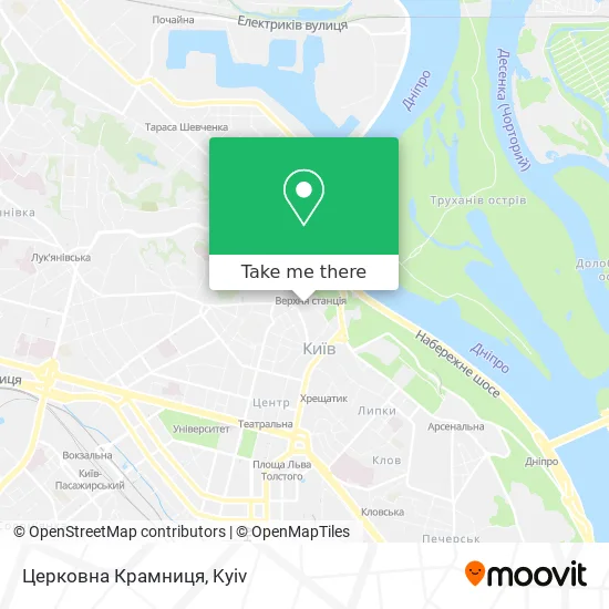 Карта Церковна Крамниця