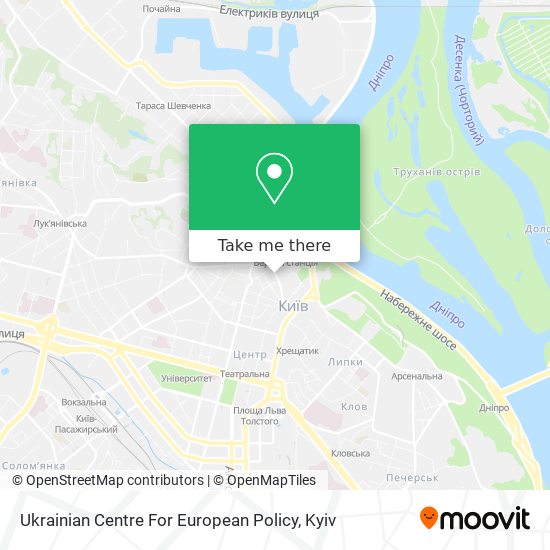 Ukrainian Centre For European Policy map