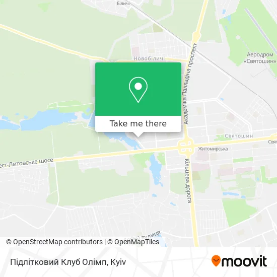 Підлітковий Клуб Олімп map
