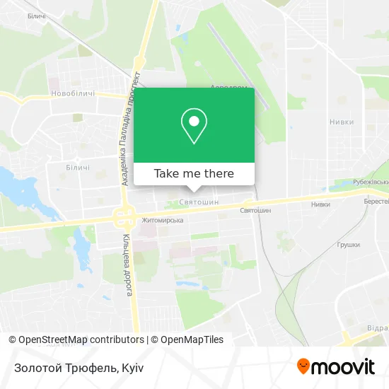 Золотой Трюфель map