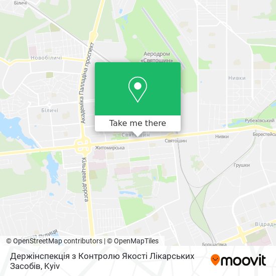 Держінспекція з Контролю Якості Лікарських Засобів map