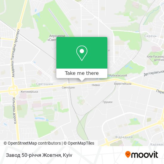 Завод 50-річчя Жовтня map