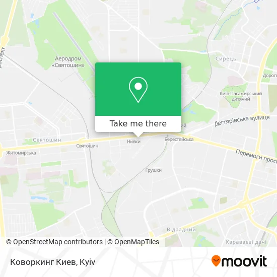 Карта Коворкинг Киев