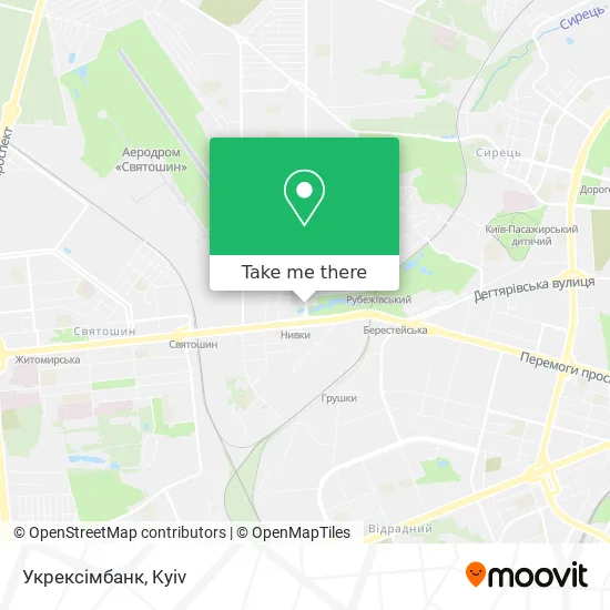 Карта Укрексімбанк