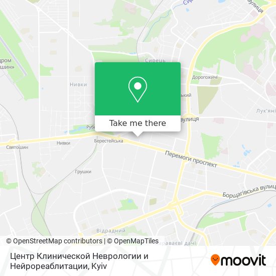 Центр Клинической Неврологии и Нейрореаблитации map