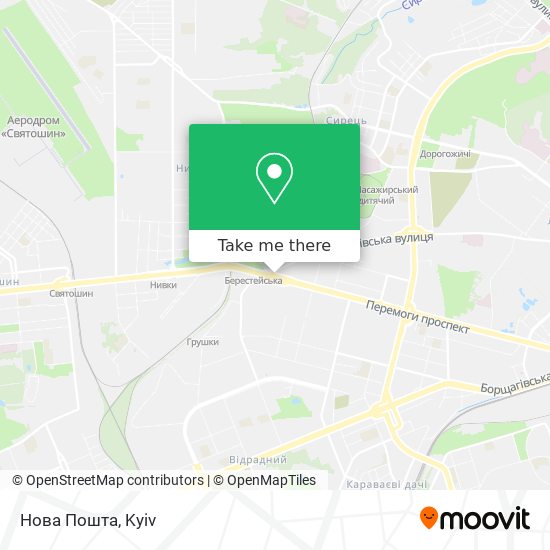 Карта Нова Пошта