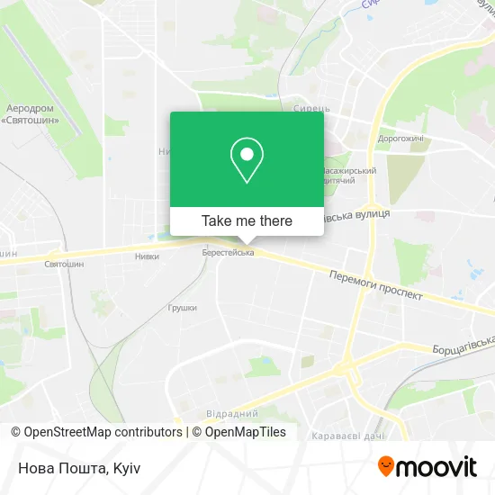 Нова Пошта map