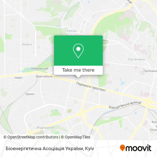 Карта Біоенергетична Асоціація України