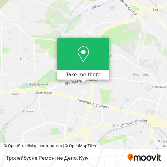 Тролейбусне Ремонтне Депо map