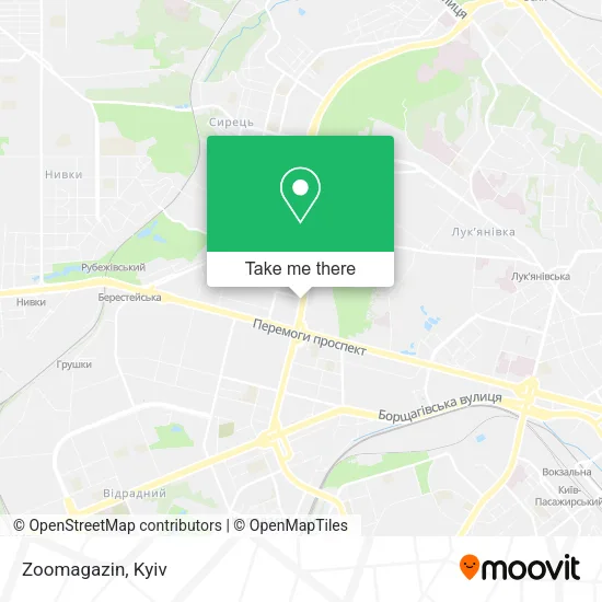 Карта Zoomagazin