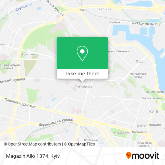 Карта Magazin Allo 1374