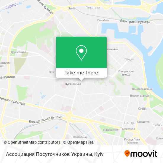 Ассоциация Посуточников Украины map