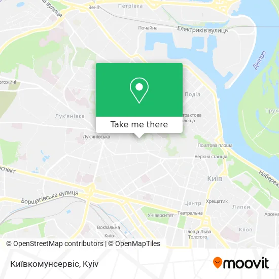 Київкомунсервіс map