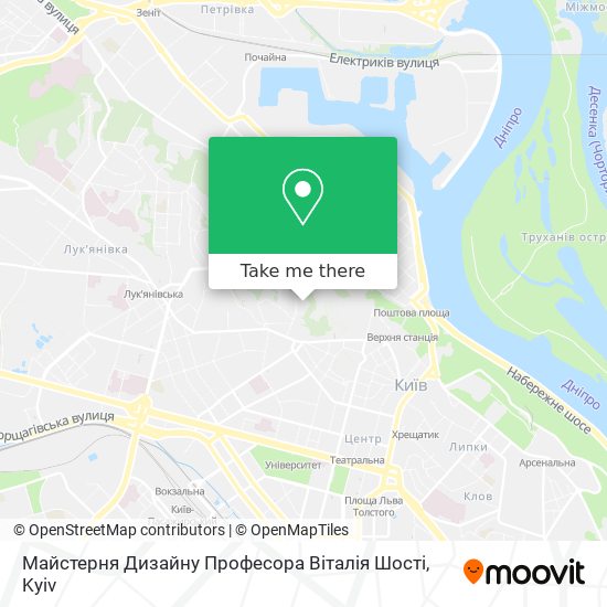 Карта Майстерня Дизайну Професора Віталія Шості