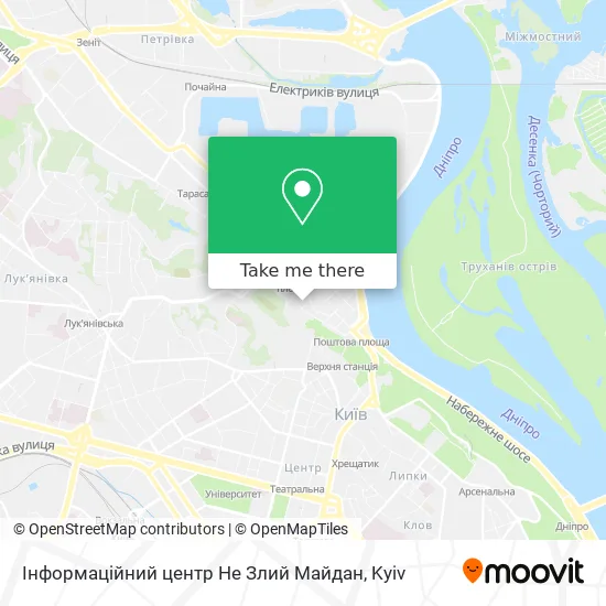 Інформаційний центр Не Злий Майдан map
