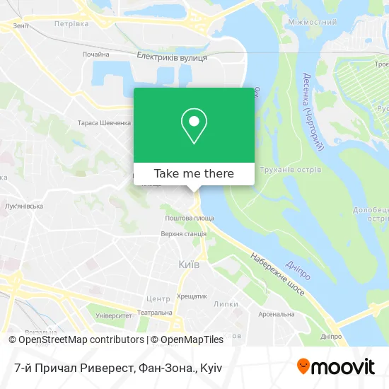 7-й Причал Риверест, Фан-Зона. map