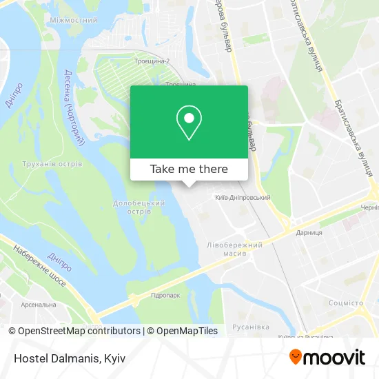 Карта Hostel Dalmanis