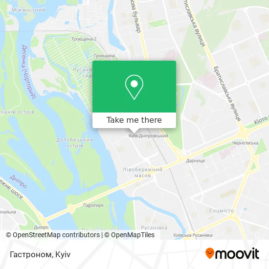 Карта Гастроном
