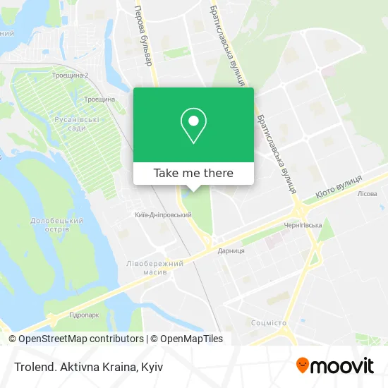 Карта Trolend. Aktivna Kraina
