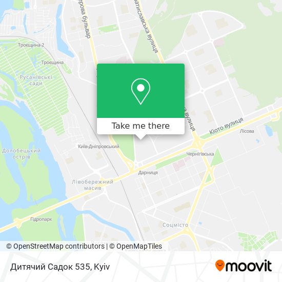Дитячий Садок 535 map